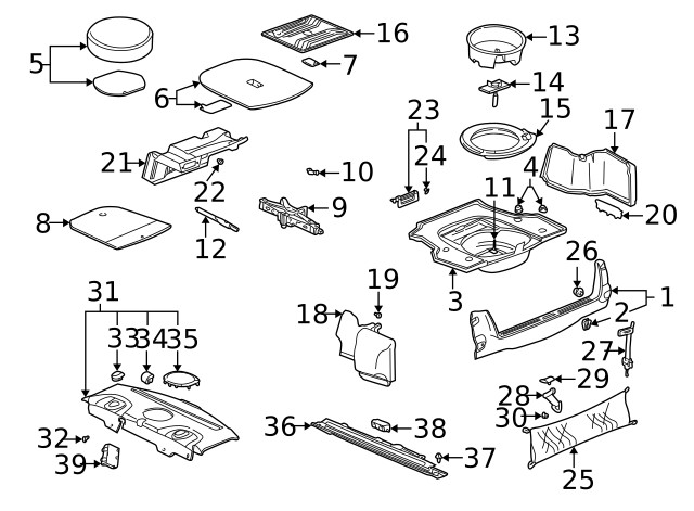 Genuine GM Speaker Grille 25682722