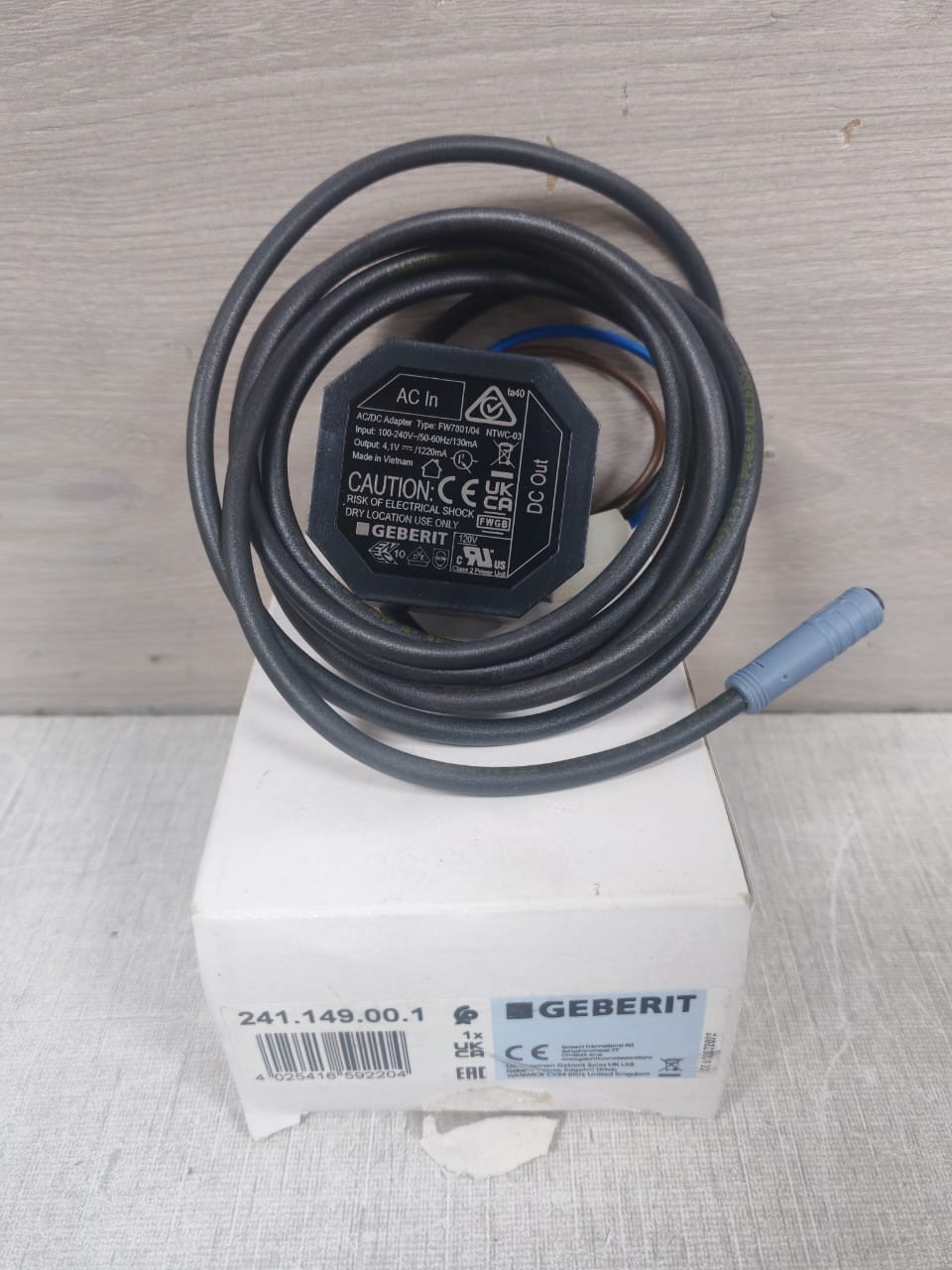 GEBERIT FW7801/04 Power Supply Unit 241.149.00.1