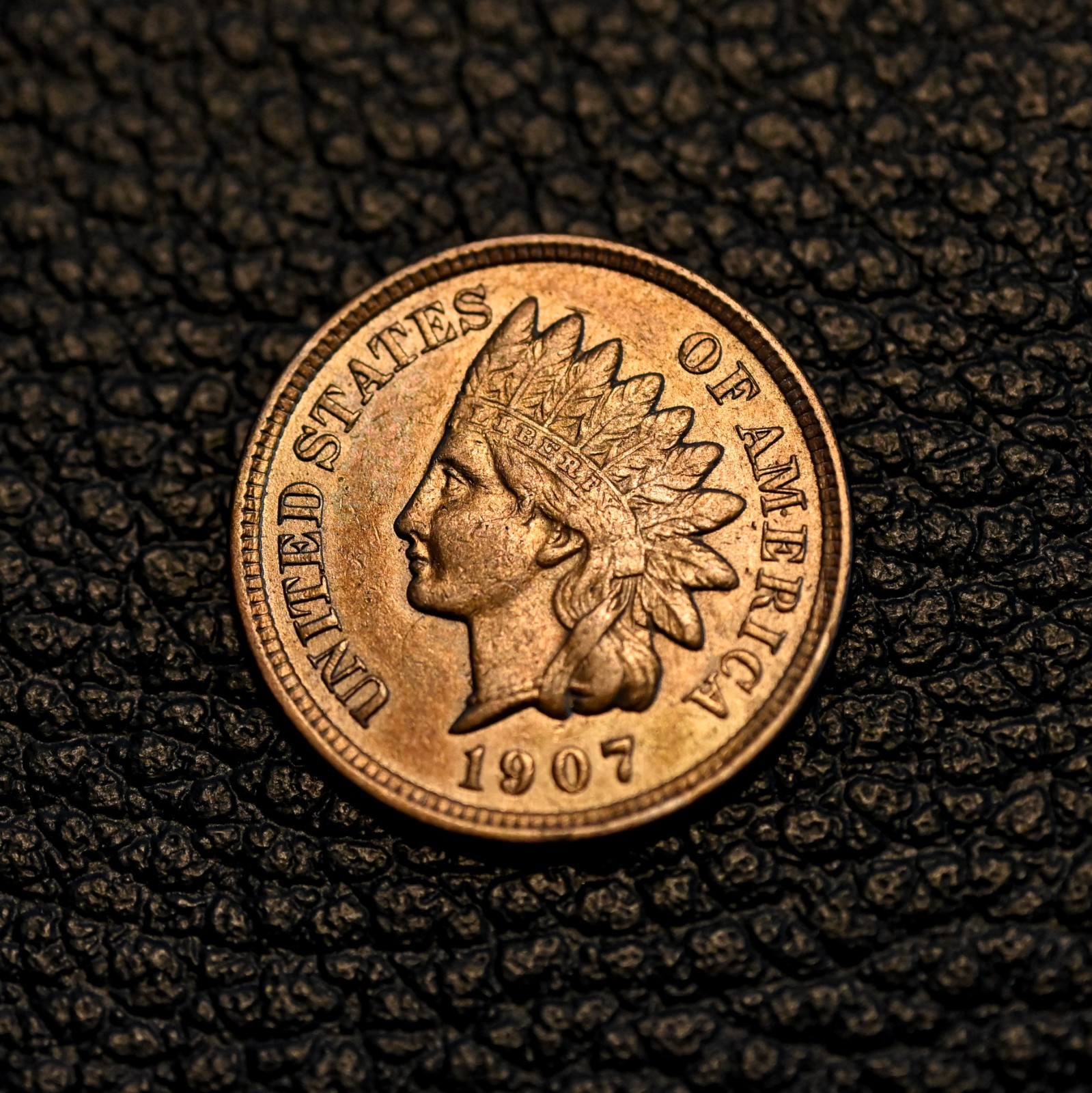 (ITM-7574) 1907 Indian Cent ~ AU+ Condition ~ COMBINED SHIPPING!