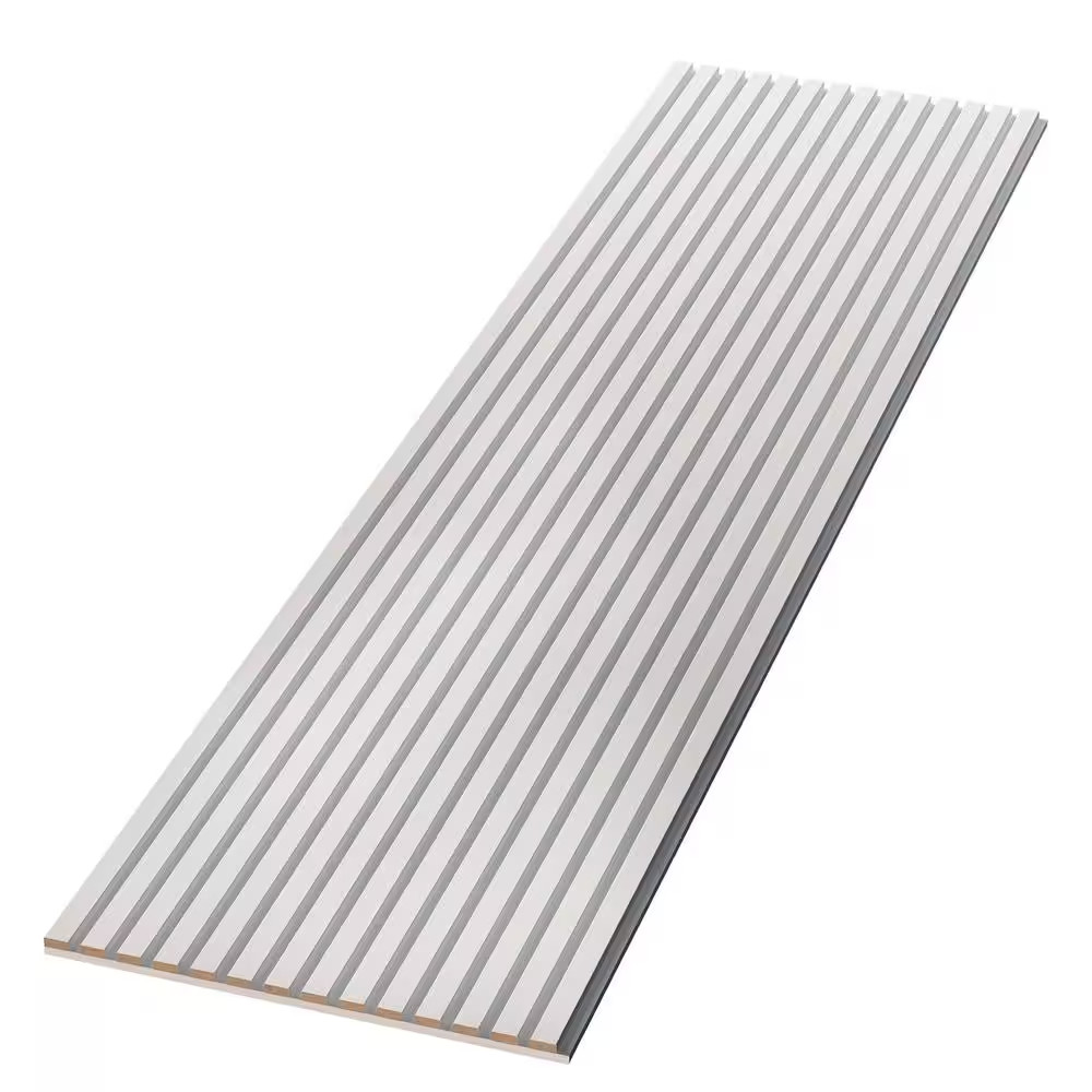 94 In. X 12.6 in X 0.8 In. Acoustic Vinyl Wall Cladding Siding Board (Set of 2 P