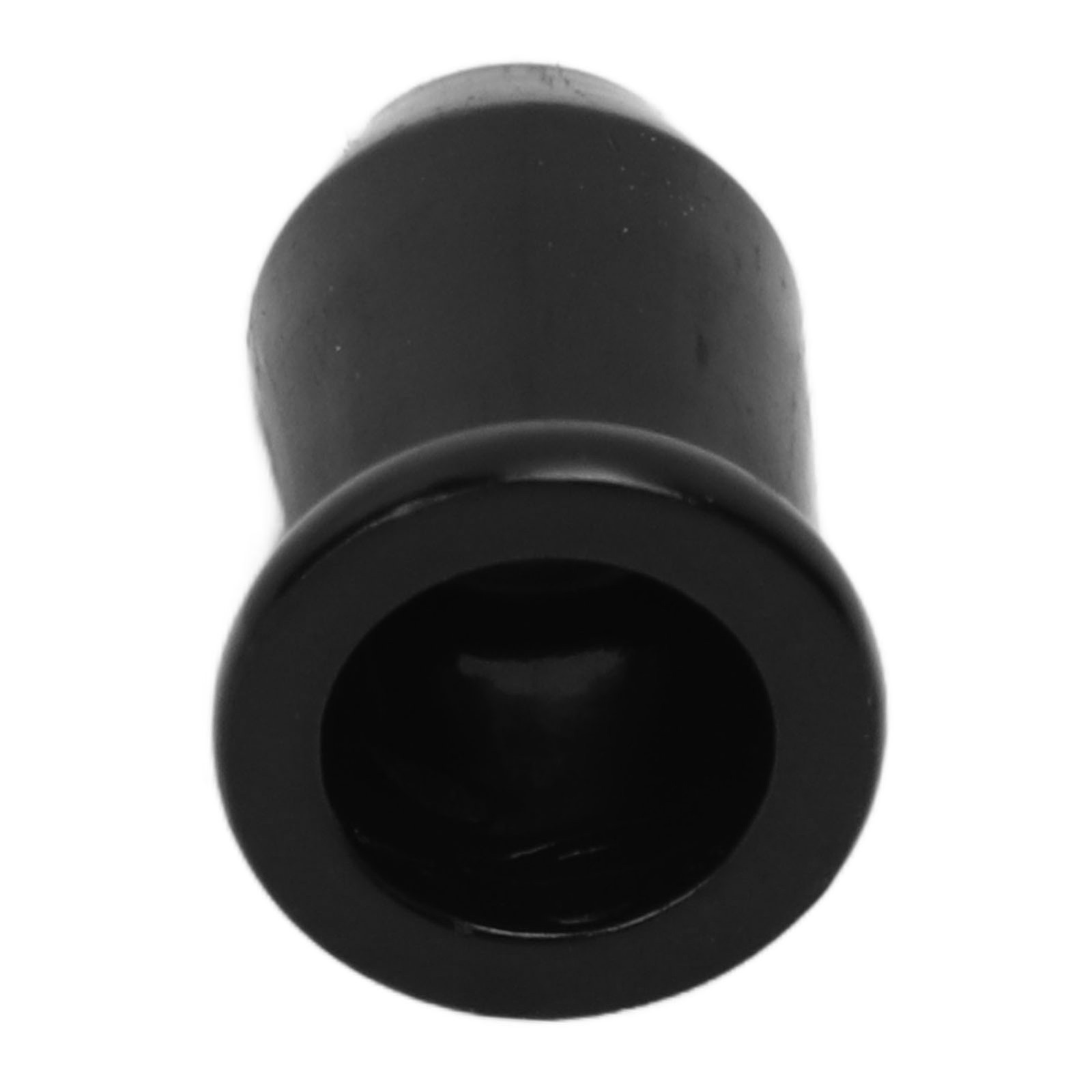 (Black)12x Guitar Ferrules String Cap Mounting Buckle Through Body Bushing ECA