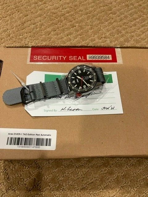 Triple Aught Design TAD Watch Ares DIVER-1 NIB Automatic!!!