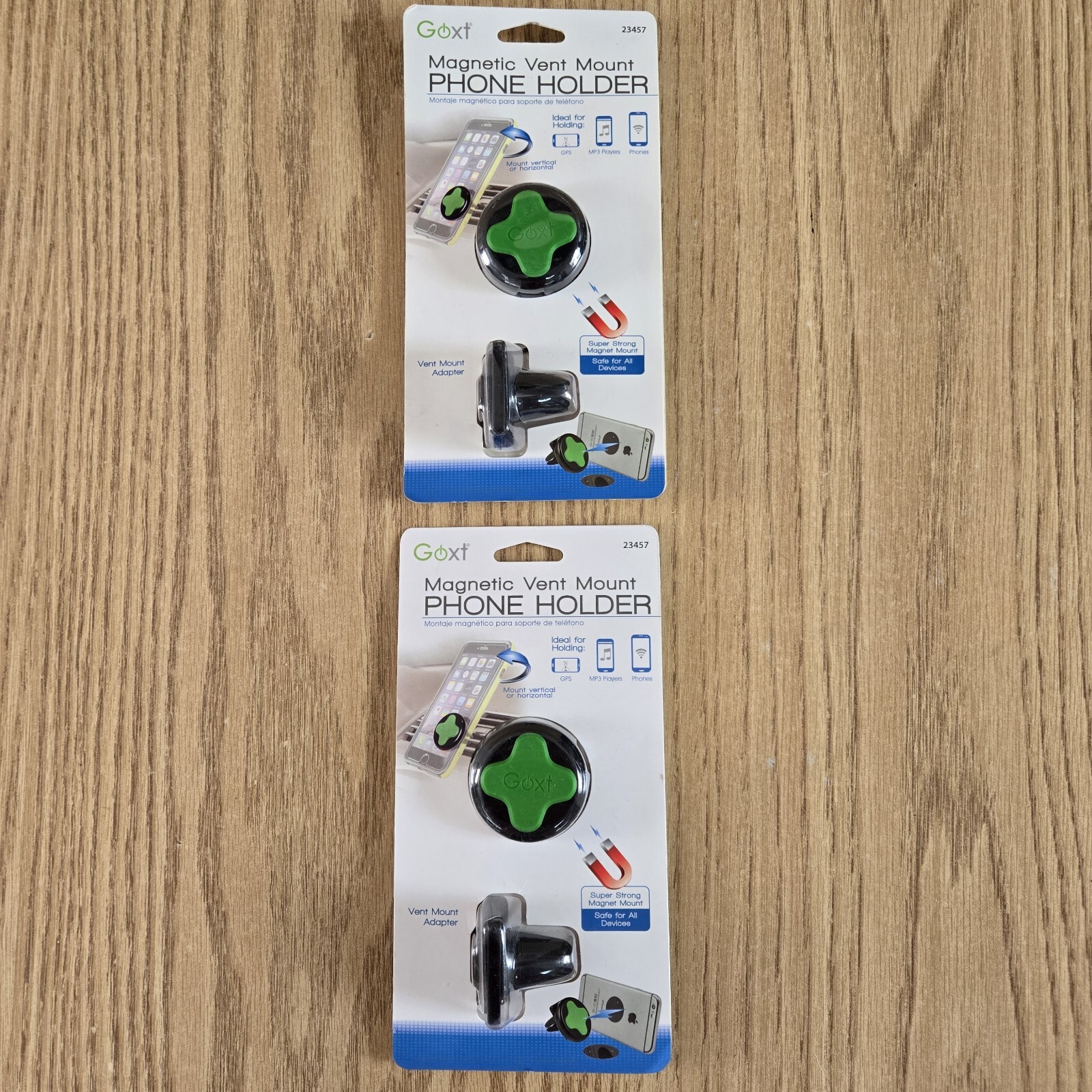 GOXT  (X2)• 23457 • Magnetic Vent Mount • Phone Holder • New In Box