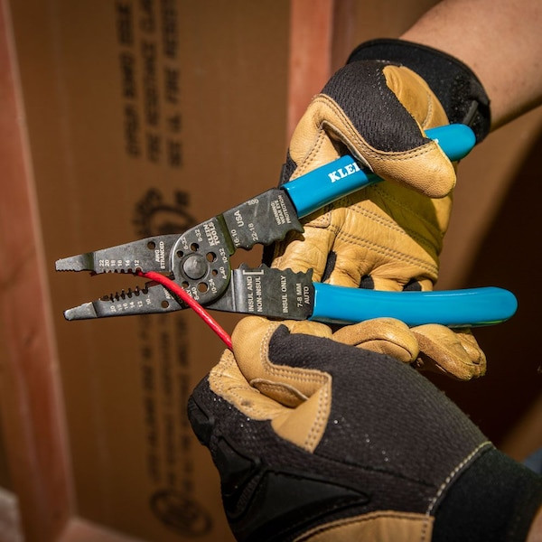 Klein Tools 1010 Long Nose Multi Tool Wire Stripper, Wire Cutters, Crimping