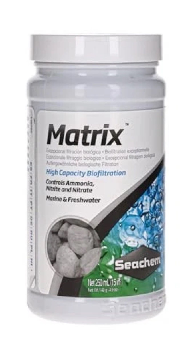 Seachem Matrix Bio Media 250Ml High Capacity Bio Filtration Marine & Freshwater