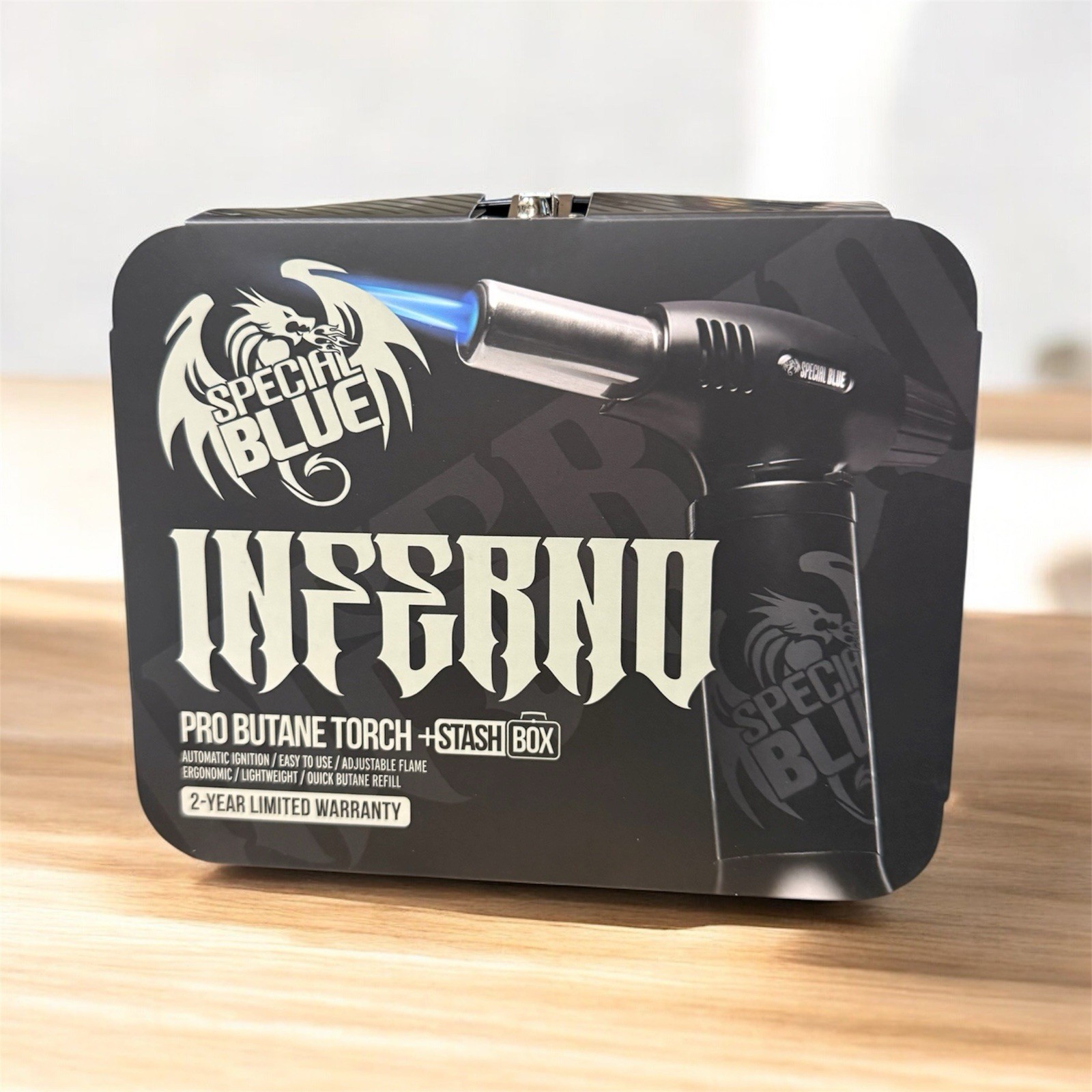 Special Blue INFERNO Flame Butane Torch BRAND NEW
