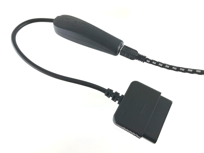 PlayStation PS1/PS2 Controller to USB Adapter - Low Latency, Supports Multitap
