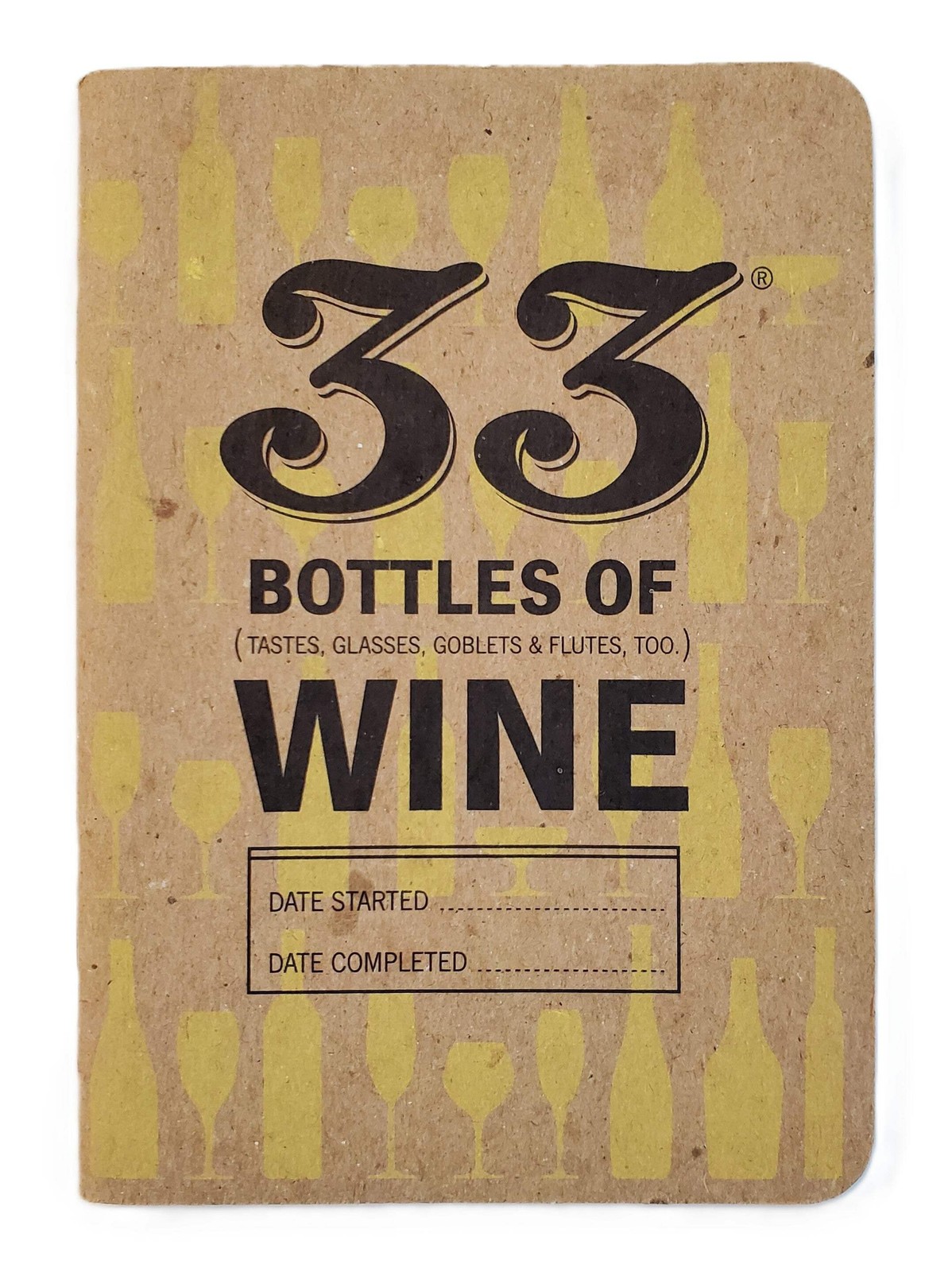 33 Bottles Wine Tasting Journal - White