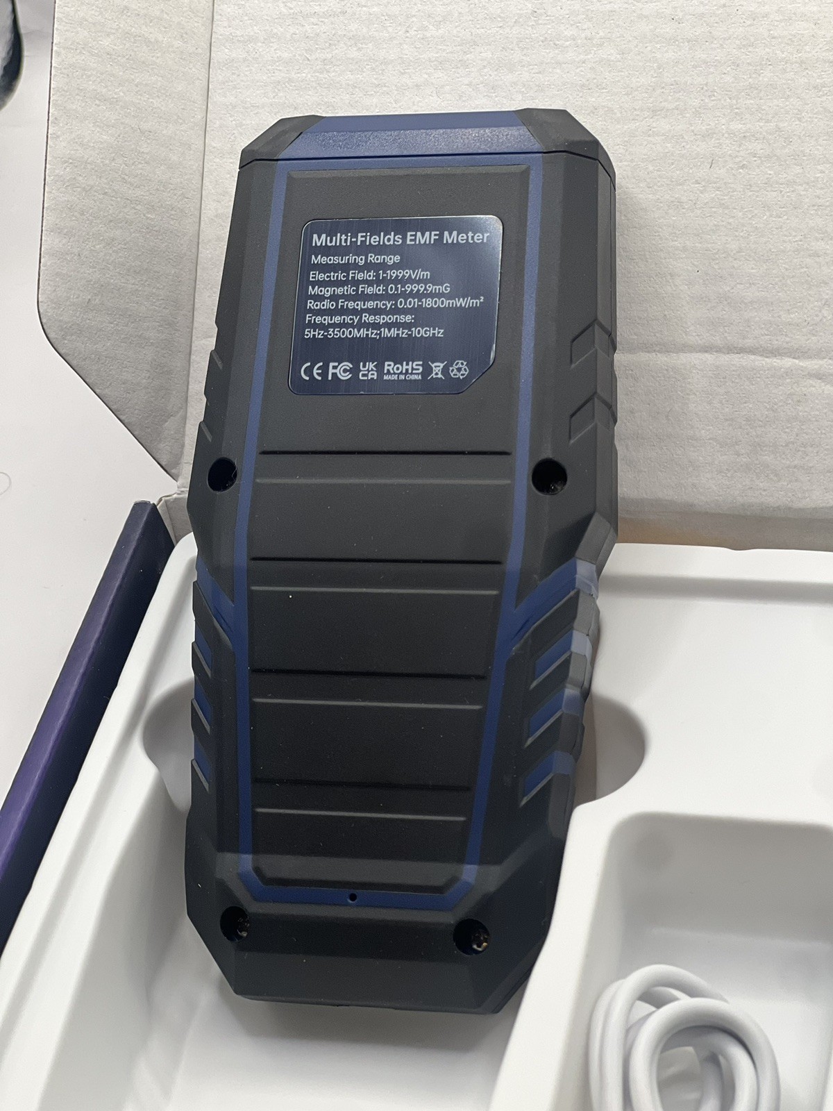 Erickhill ER02 Rechargeable EMF Tester 3 In 1 EF RF EMF Meter