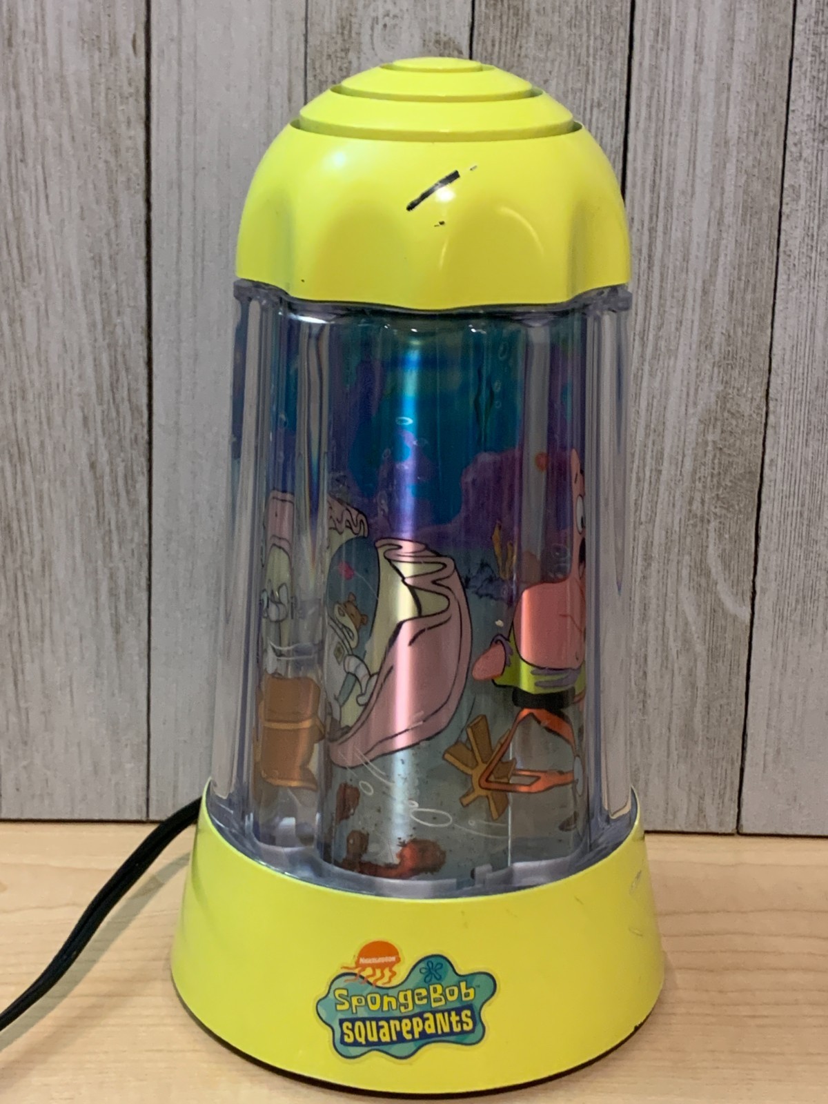 Vintage 2004 Rabbit Tanaka SpongeBob SquarePants Motion Night Light Lamp