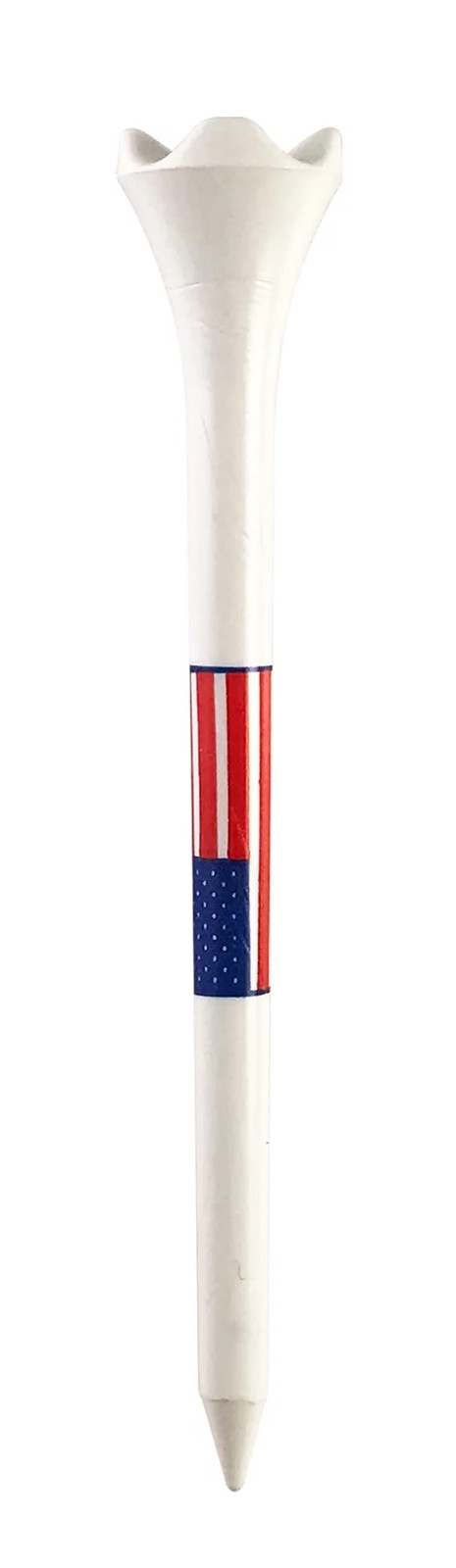Pride Performance Flag Plastic Golf Tees – Low-Resistance Head, 3.25" Durable Pl