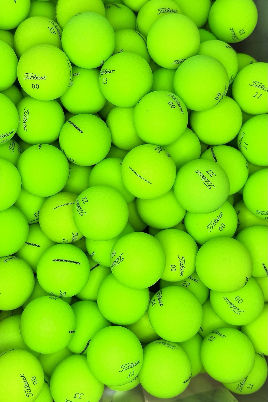 48 Titleist Velocity Matte Green golf balls Mint 5A  free shipping