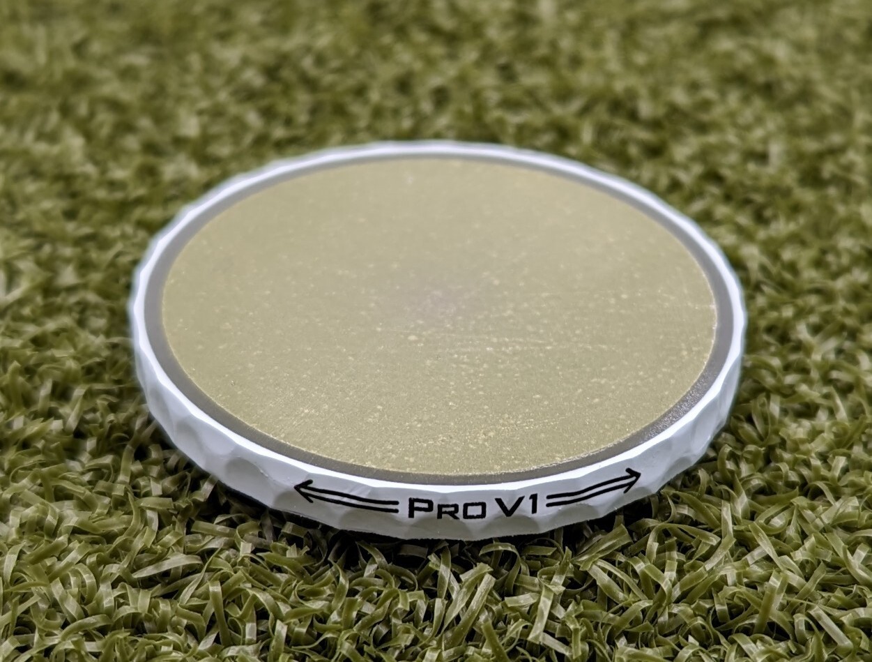 Titleist Pro V1 Real Golf Ball Marker Cross Section Poker Chip Style Prov1...
