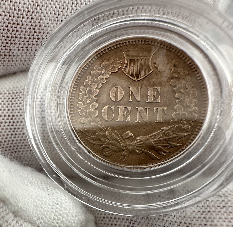 * 1898 * SOLID+ GEM BU MS INDIAN HEAD PENNY * FROM ORIGINAL COLLECTION