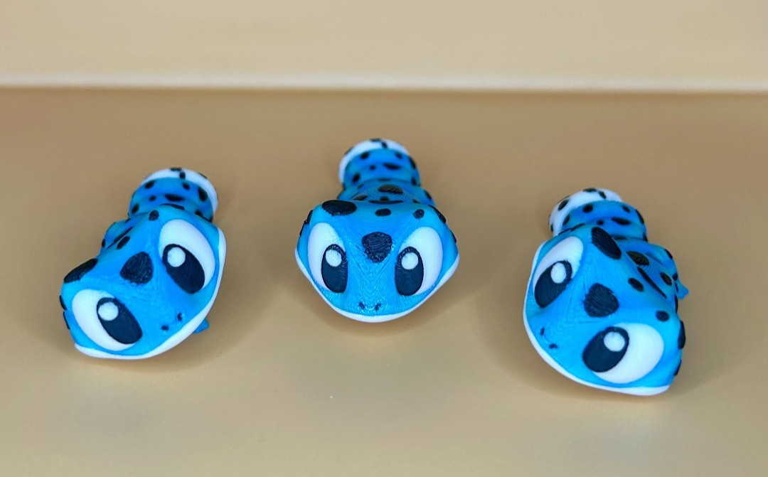 3D Printed Jiggle Pet Gecko Version 1