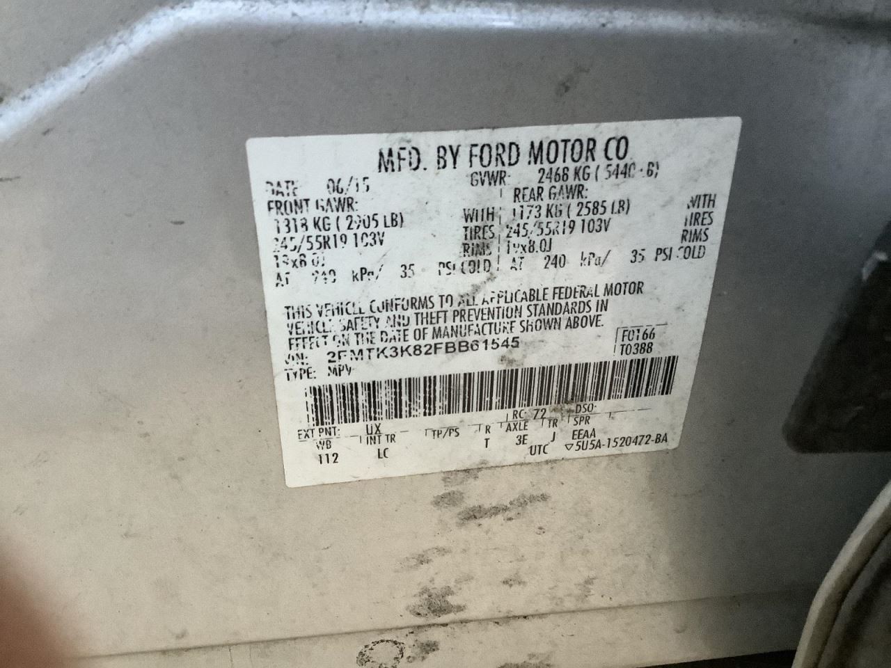 EDGE 2015 Glove Box 4559343