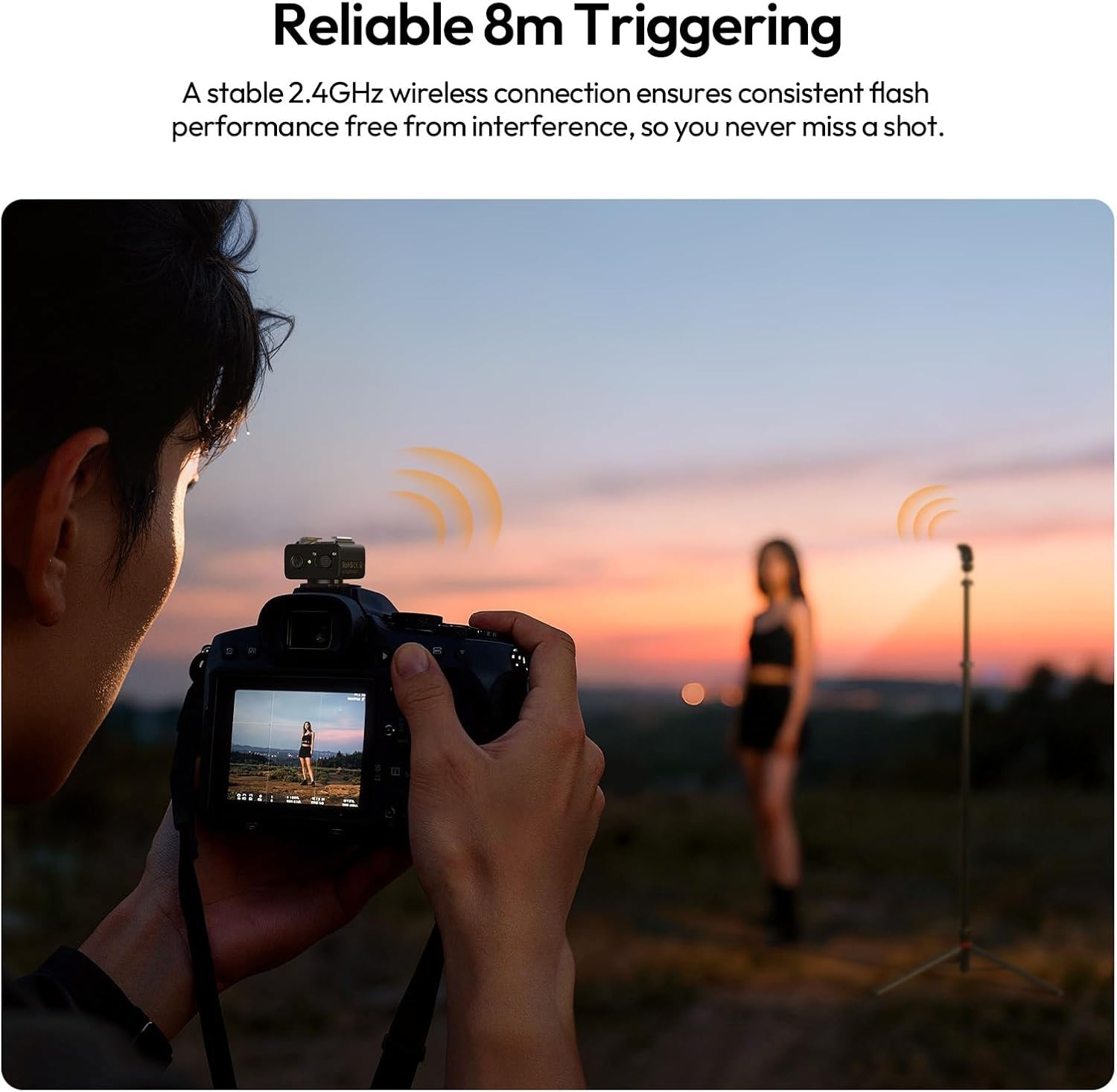 ULANZI Wireless Flash Trigger Universal Camera Hot Shoe