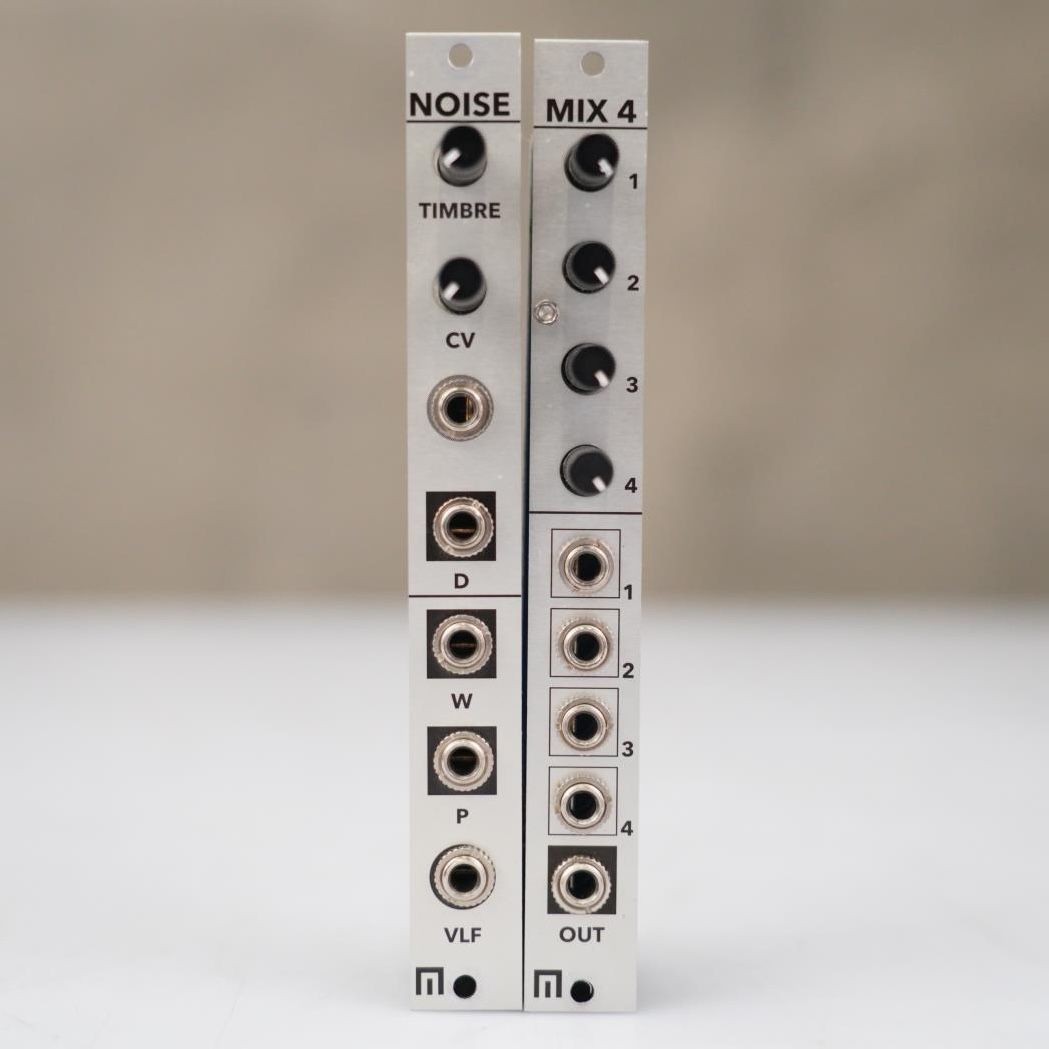 Malekko MIX 4 & NOISE Eurorack Modules w/ Patch Cables #58510