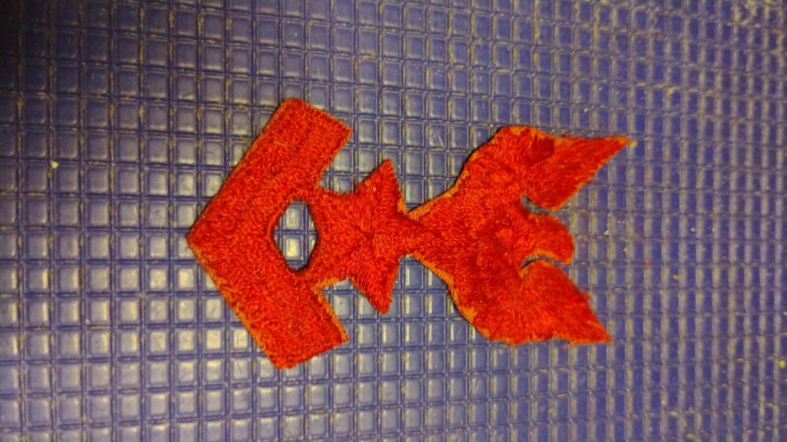 Vintage Naval Military Patch Red Eagle Above Star