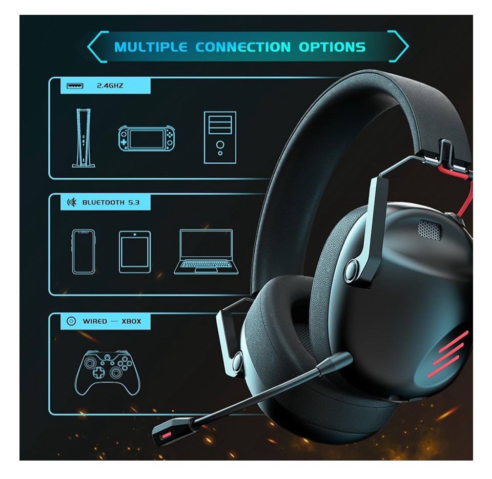 Wireless Gaming Headset by Kapeydesi