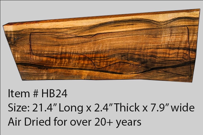 Turkish walnut gun stock blank for shotguns hb24