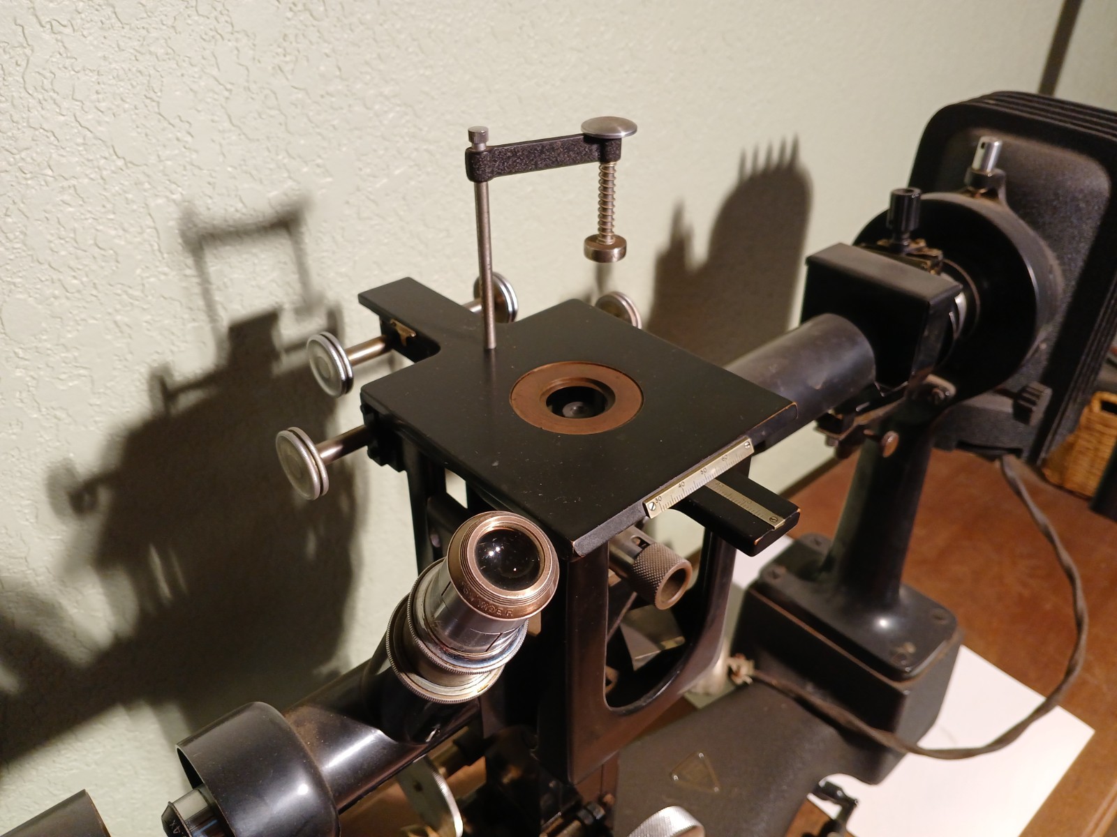 Bausch and Lombe Vintage Metallurgical Analytical Microscope