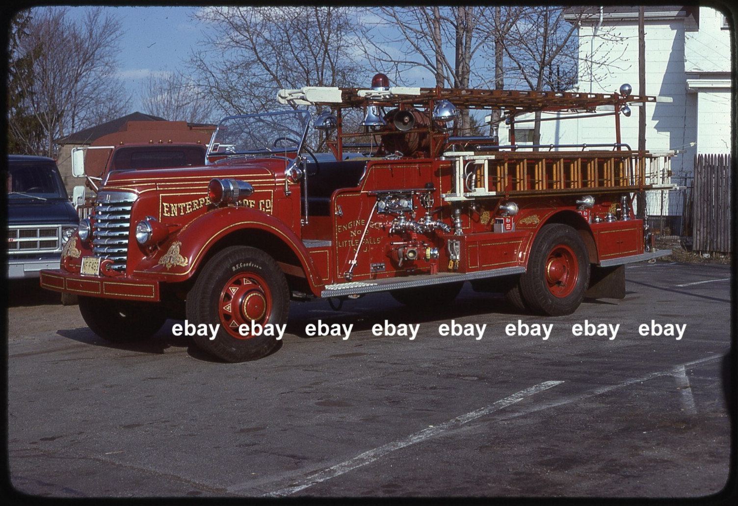 Little Falls NJ 1941 General Motors pumper Fire Apparatus Slide