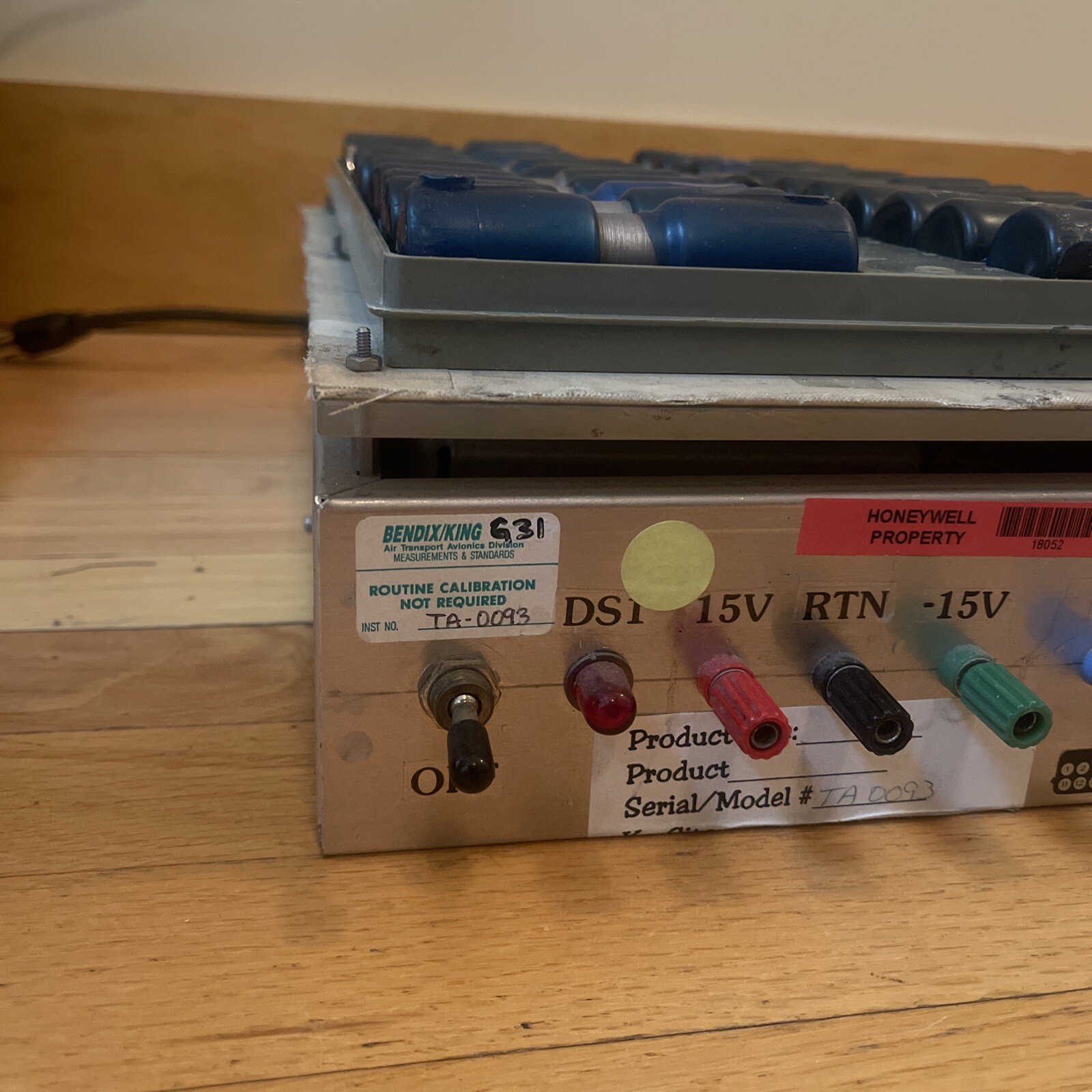 King Bendix Multiple Power Supply Test Aid With Plug Gage Set! Avionics Testing!