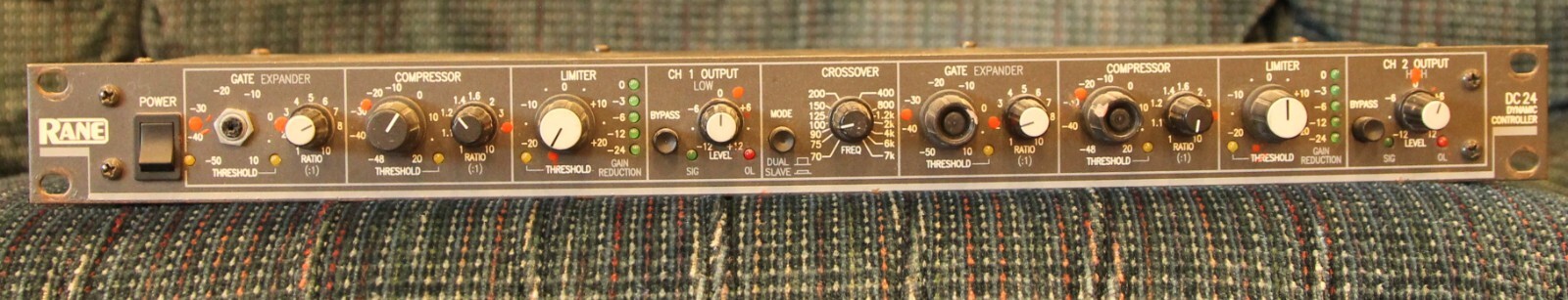 RANE DC24 Dual Channel Dynamic Controller With Selectable Crossover No PS