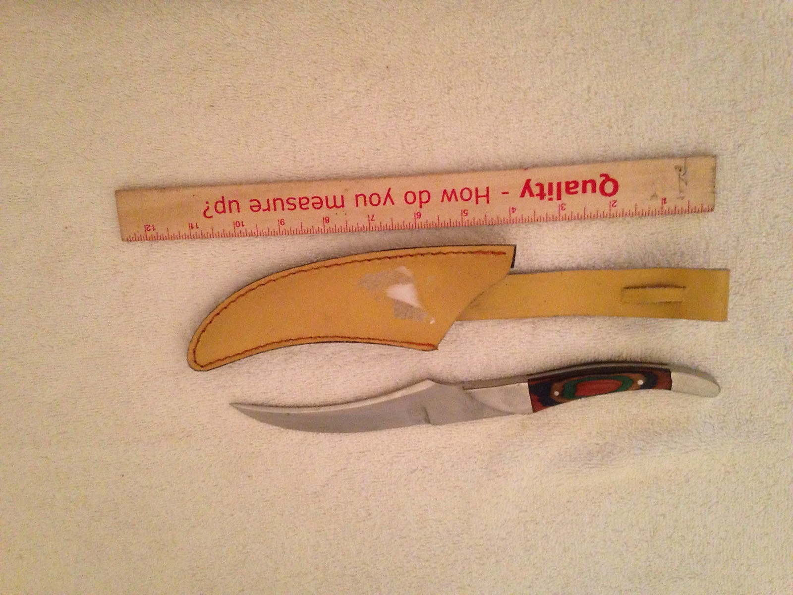 LONG PAKISTAN SINGLE BLADE KNIFE WITH SHEATH
