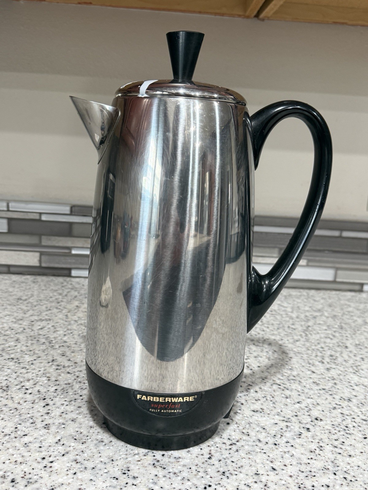 Vintage Farberware Superfast 12 Cup Automatic Coffee Percolator Model 142 B