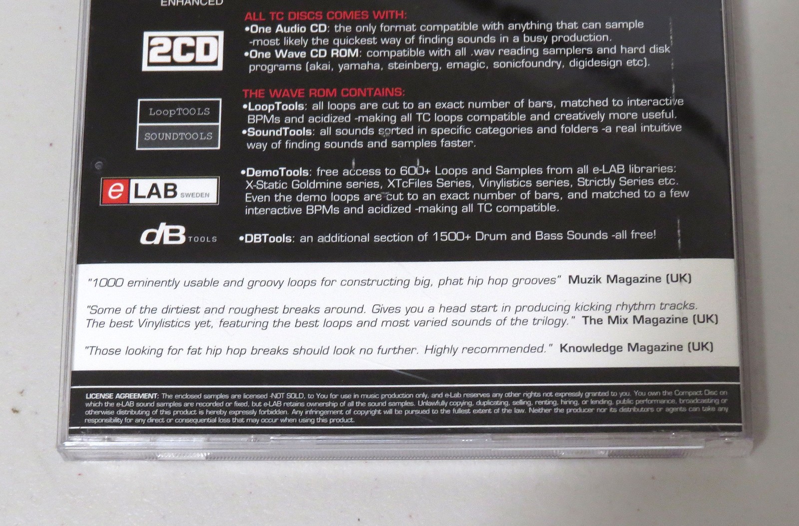 ELab Vinylistics 3 SampleSound LibrarySampling Double CD 2000 TC Enhance G2U