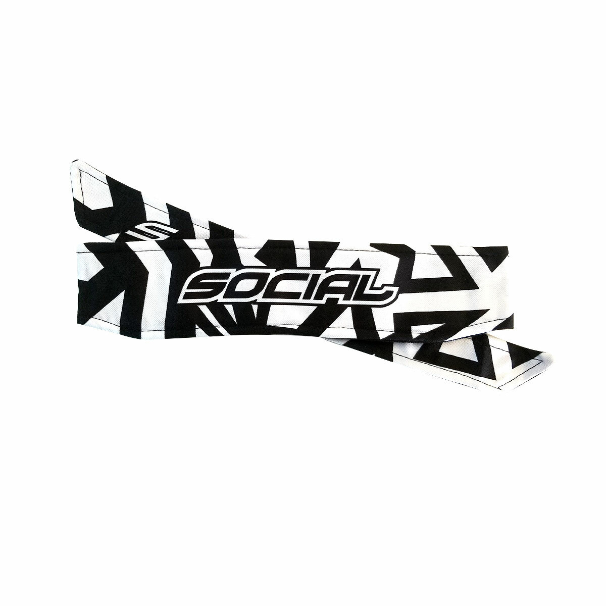 Social Paintball Grit Deluxe Long Tie Headband Head Band - Psycho Maze - NEW