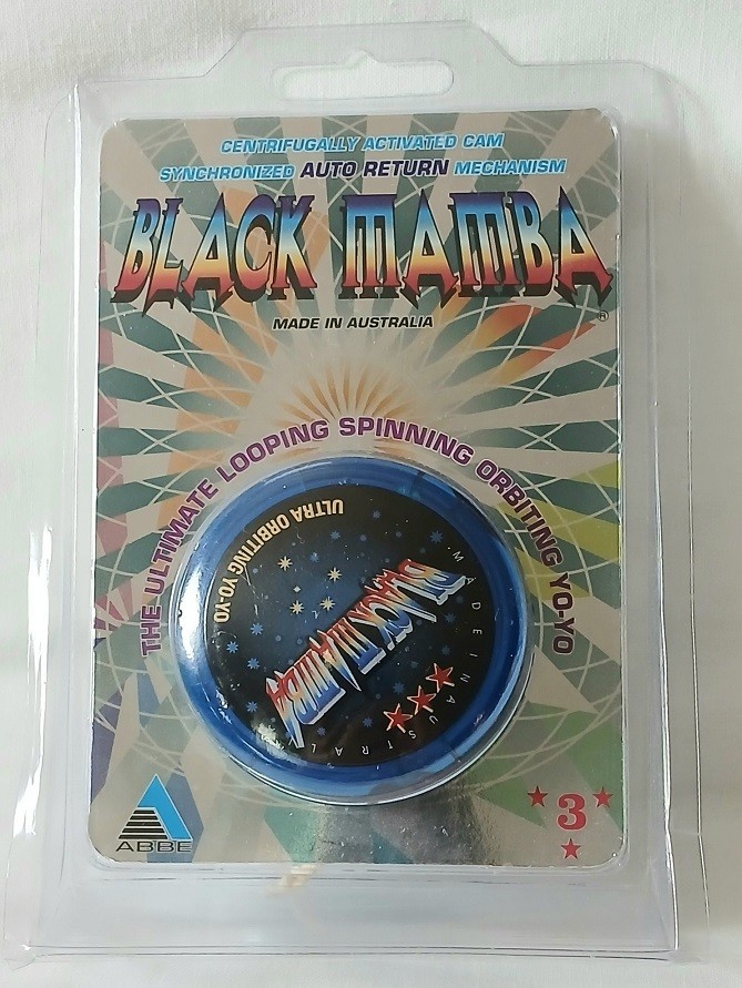 Black Mamba orbiting Yo-Yo centrifugally activated cam auto returnby  ABBE