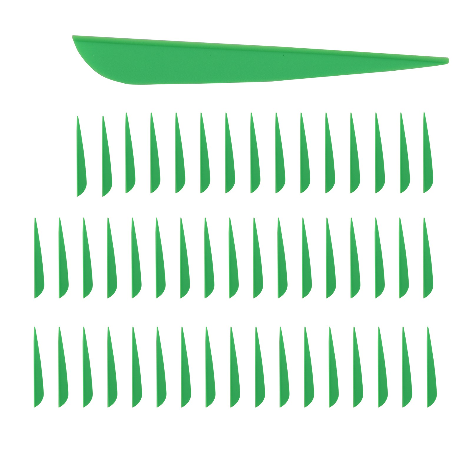 Arrows Vanes 4 Inch Plastic  Fletching for DIY Archery Arrows 507530