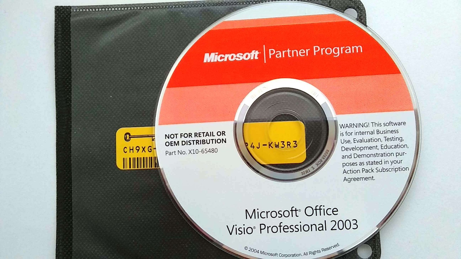Microsoft Office Visio Professional 2003 Full Version w/ 3 Keys License 3 PCs