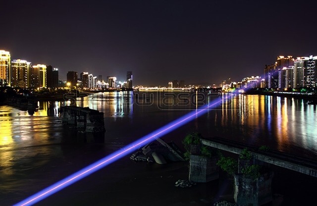 BX7-H 450nm Adjustable Focus Blue Laser Pointer Visible Laser Beam