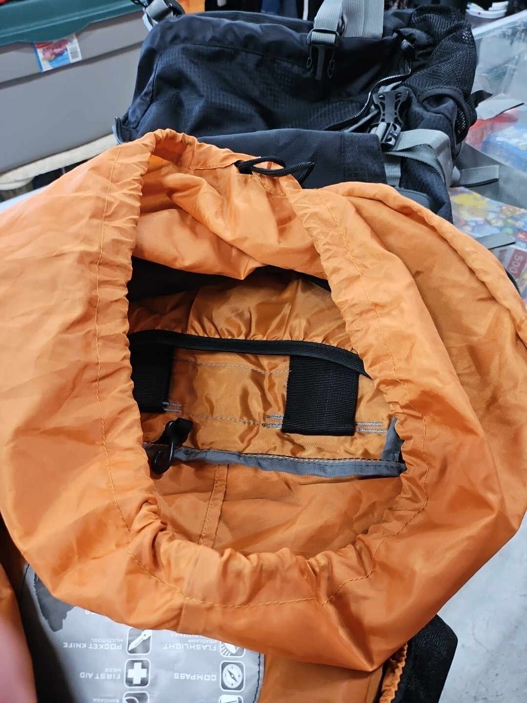 High Sierra Explorer 55 Hiking Backpack Orange And Black