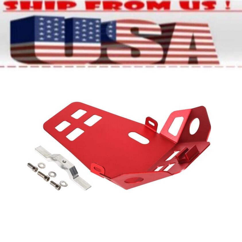 US RED Front Skid Plate Low Engine Mud Guard For HONDA 2005-2013 XR230 /MOTARD
