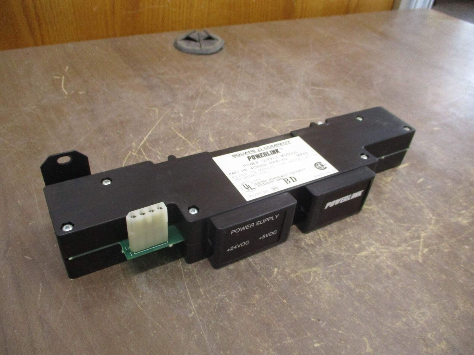 Square D Powerlink Power Supply Module 40660-028-51 Ser. 1 Used