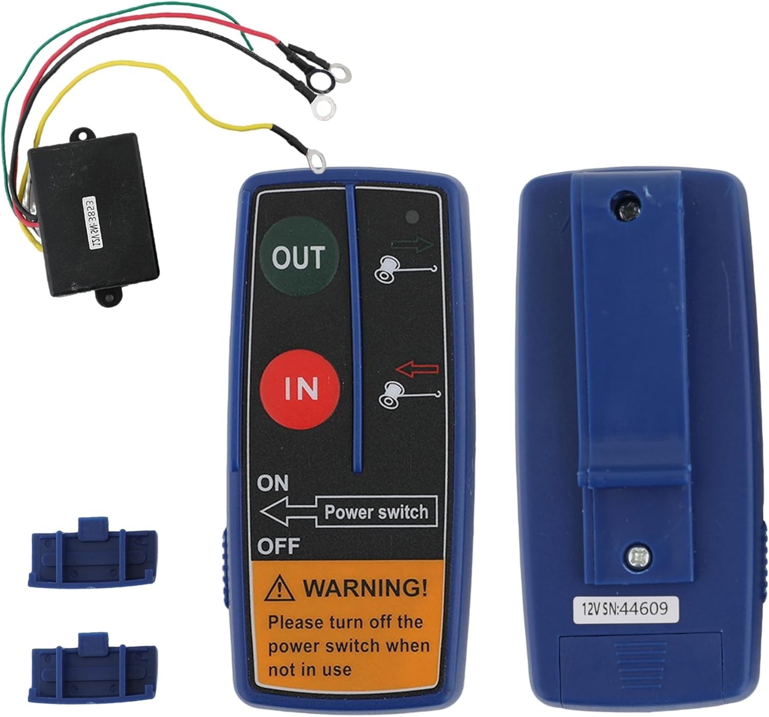 12V Wireless Winch Remote Control (2PCS) - Tool Offroad 17,000lb Capacity