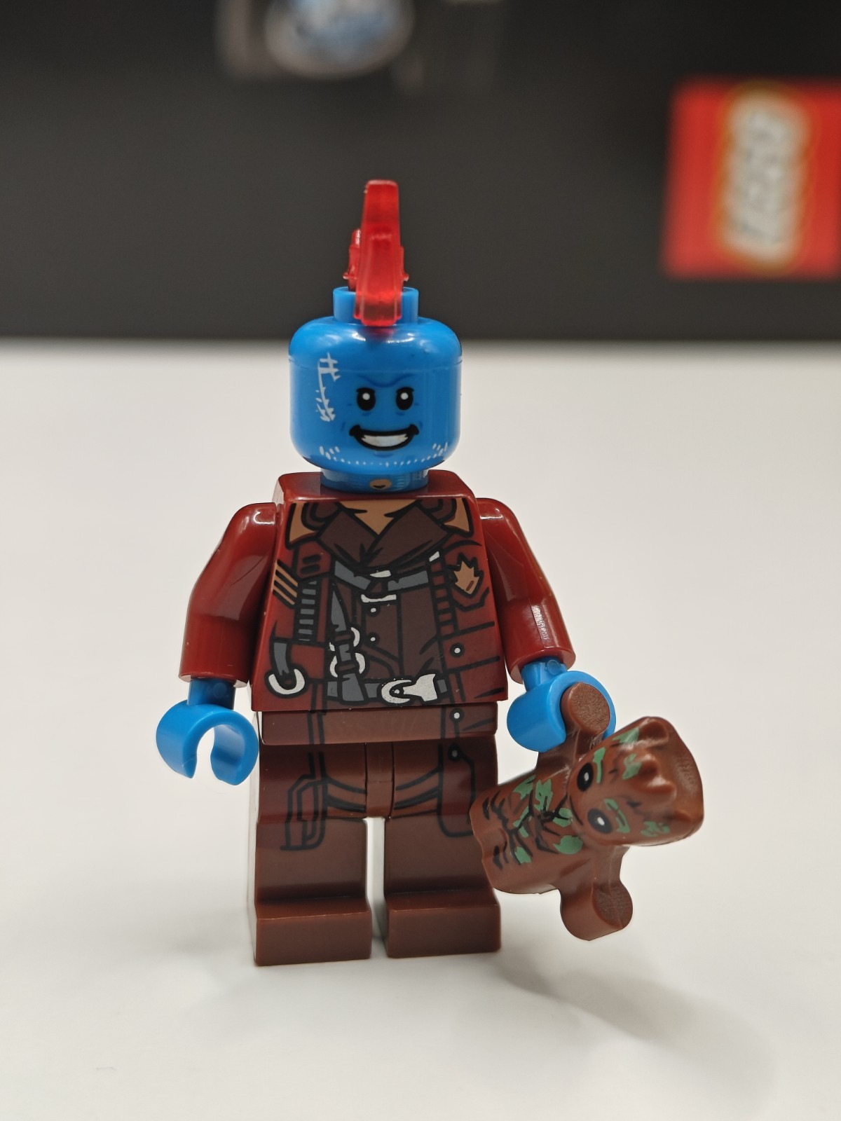 Rare Guardians of the Galaxy Vol. 2 Yondu with Baby Groot Custom Lego Minifigure