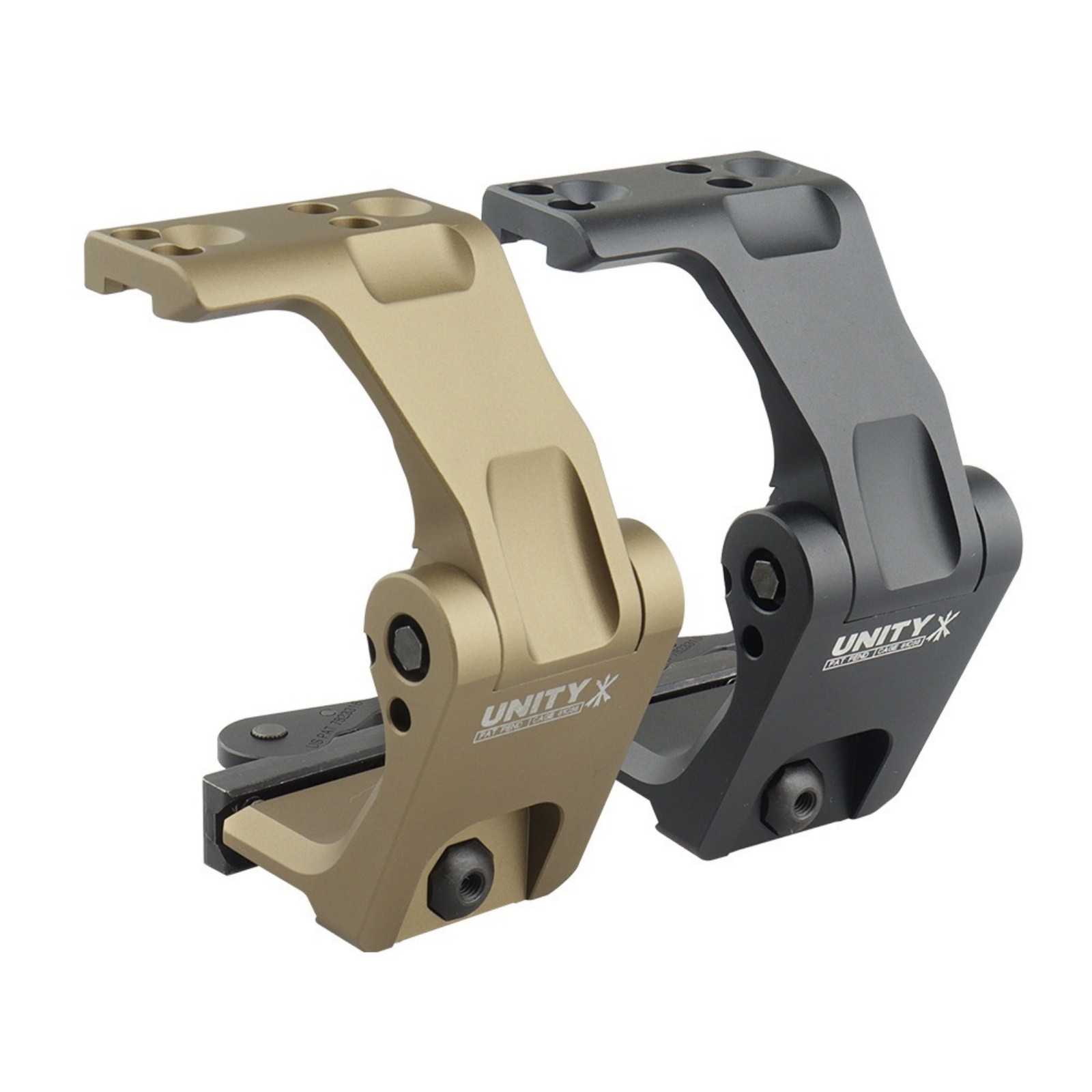 Adjustable Flip Mount Holder Aluminum Side Flip Bracket for Optical Accessories