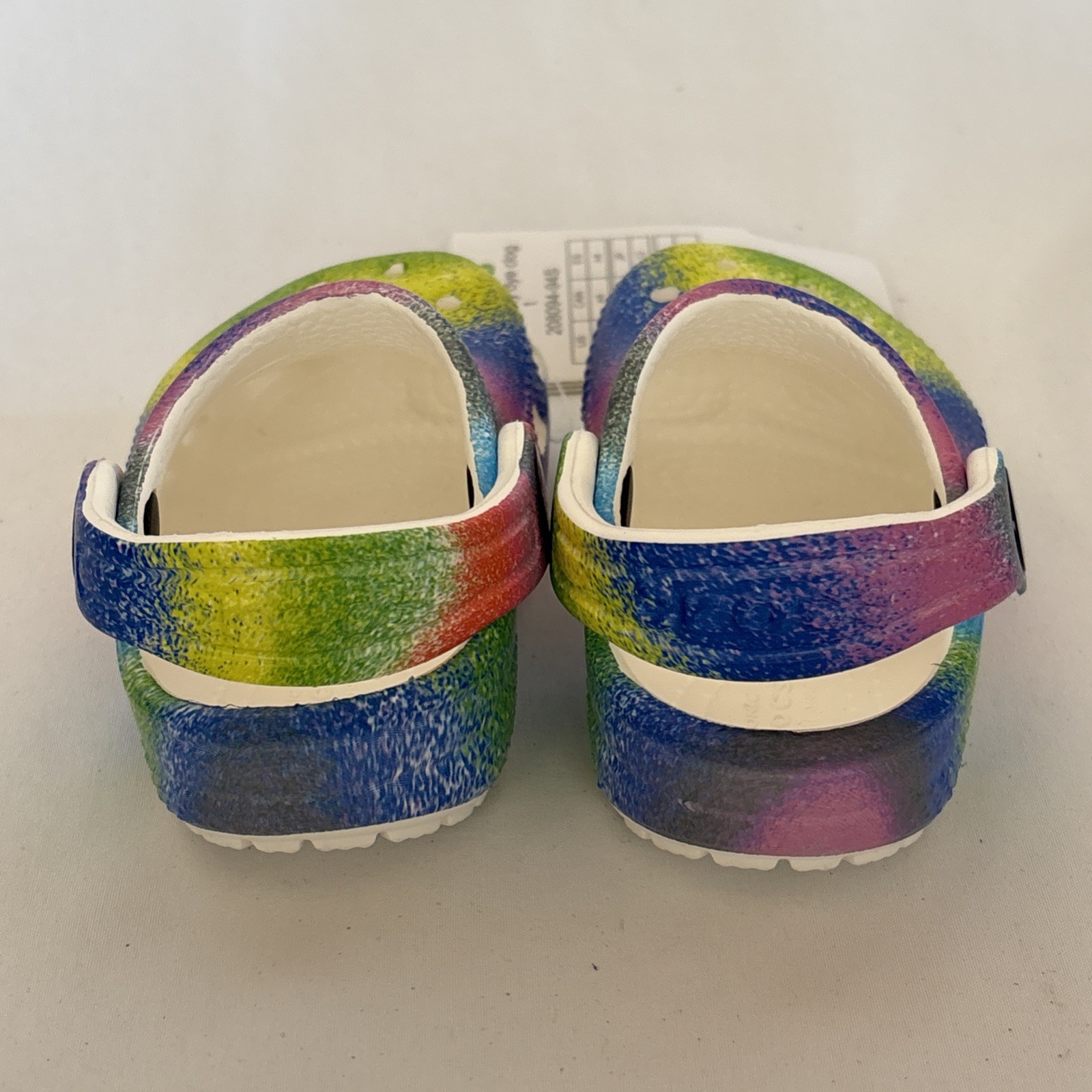 Crocs Kids Classic Tie Dye Clogs Girls Boys Children Toddler 206994 Size C4 NEW