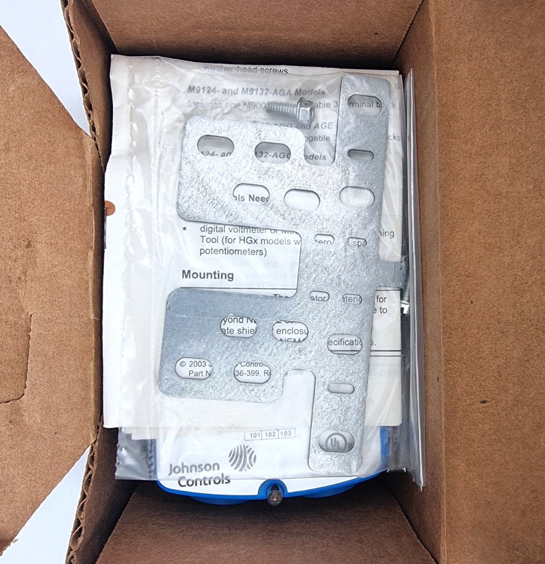 JOHNSON CONTROLS M9116-GGC-2 Damper Actuator