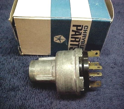 NOS Original Mopar Ignition Switch Fits All Dodge Plymouth Chrysler Models 60-67