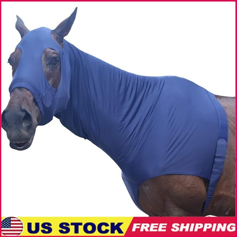 Sleazy Hood Horses Stretchy Spandex Braiding Protection Travel Show Stable New