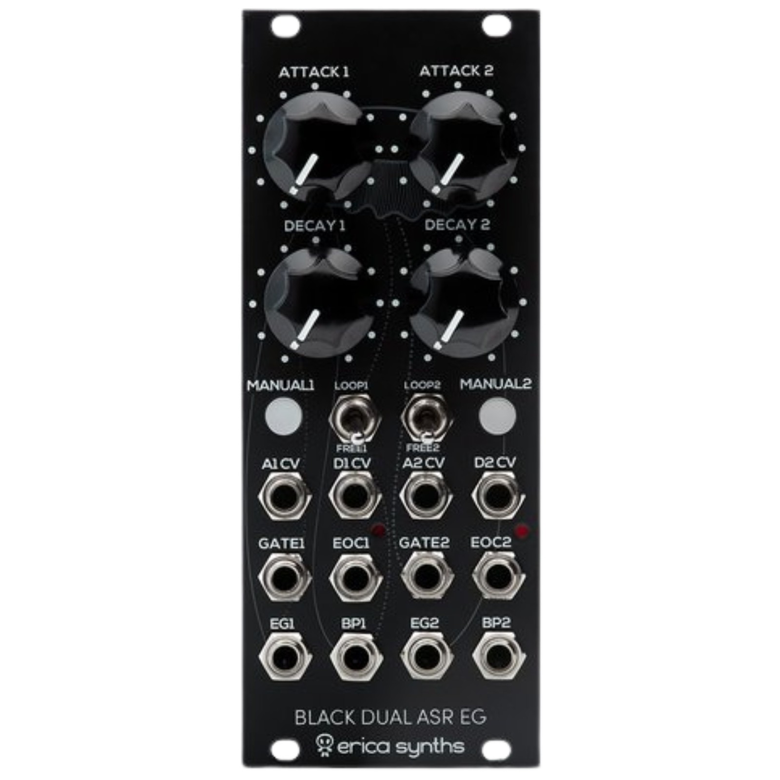 Erica Synths Black Dual ASR EG Looping AD/ASR Envelope Generator Synth Module