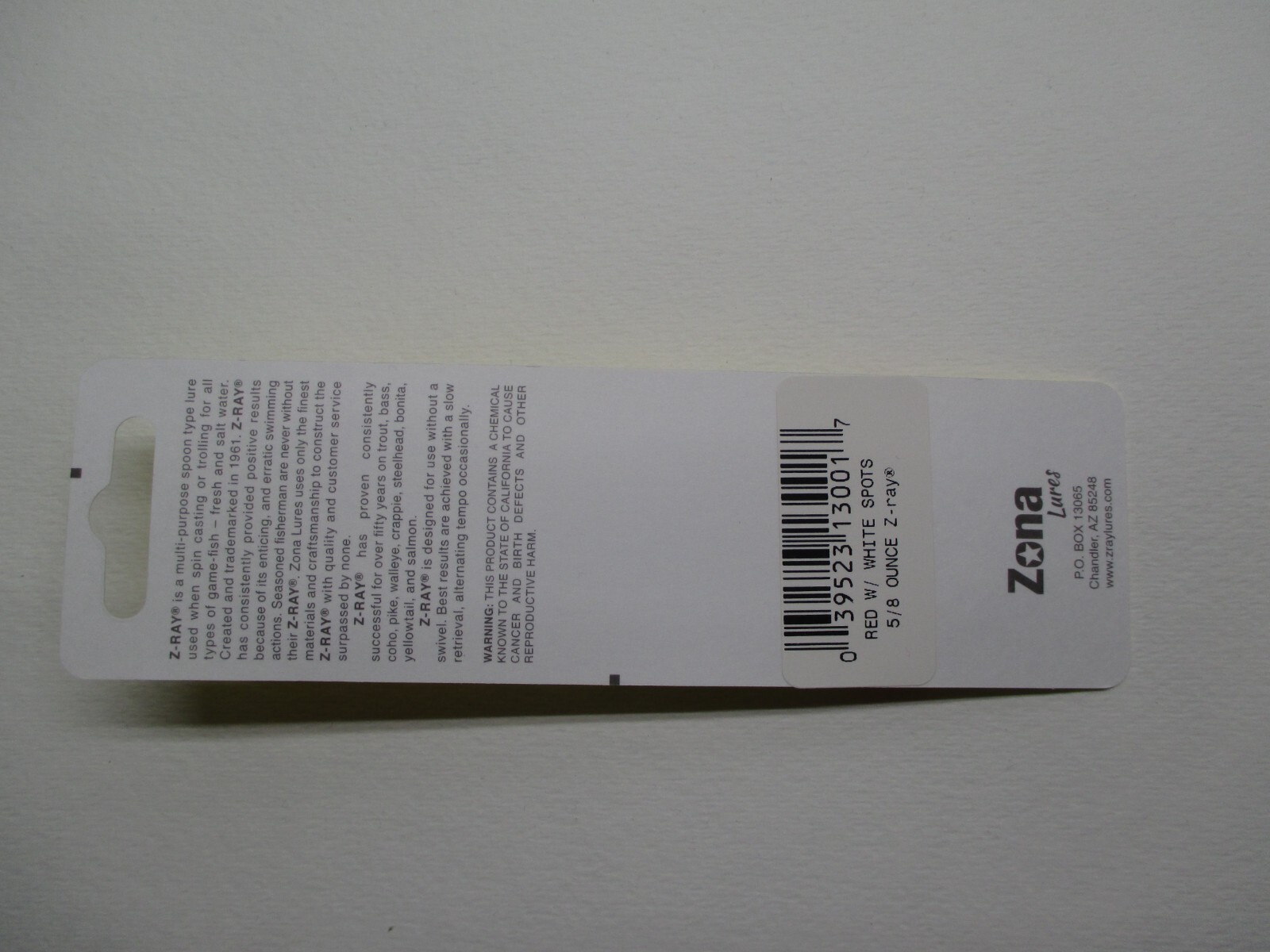 Z-Ray Lure 5/8oz