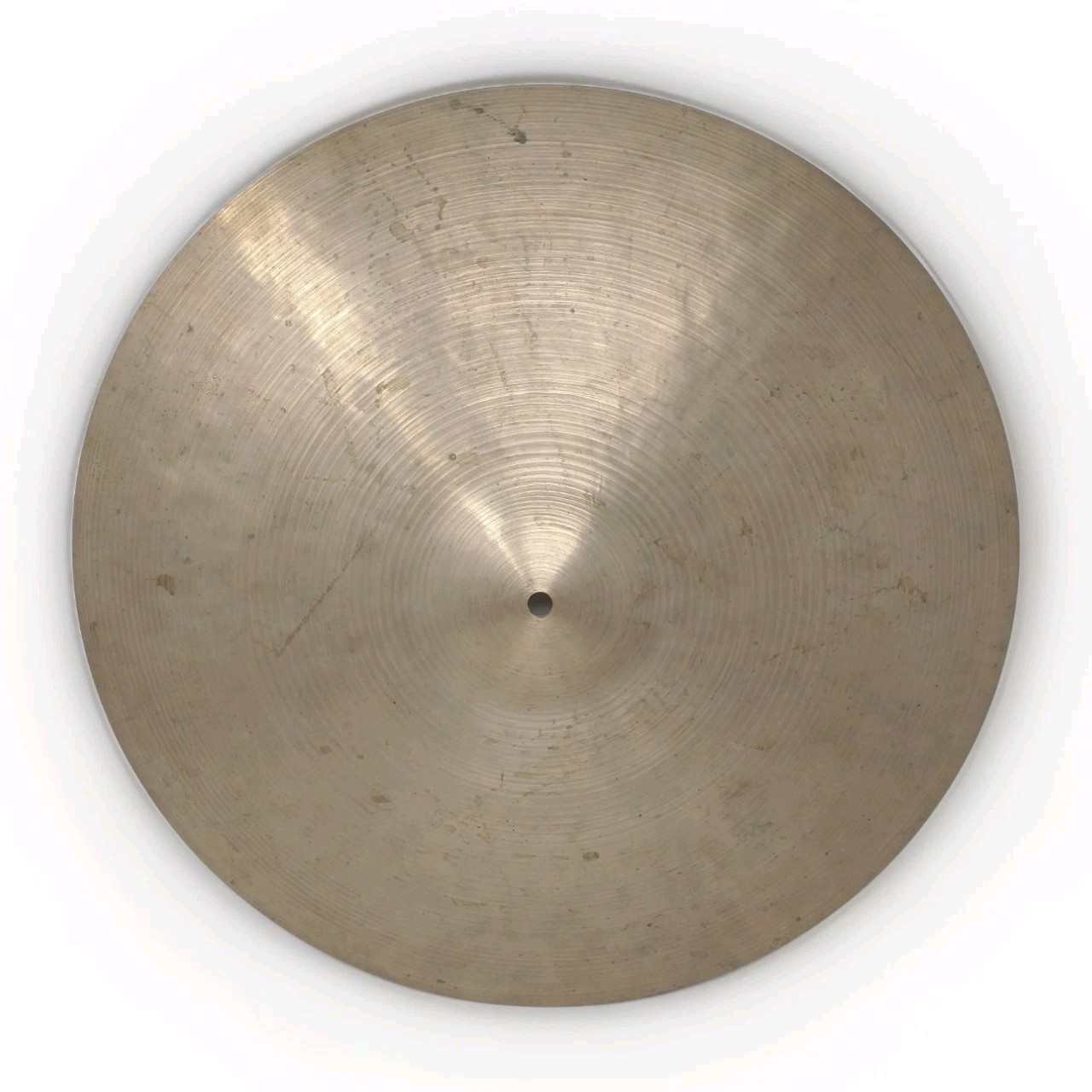 Old K. Zildjian Istanbul Pitchfork New Stamp Crash Cymbal 18" 1967-1977 Signed
